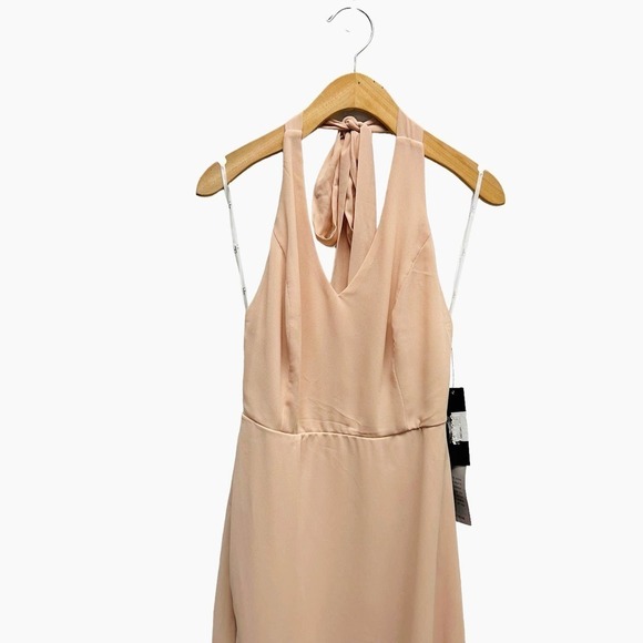 NWT Lulu’s Wrap of‎ Luxury Convertible Dress Blush Nude - Picture 6 of 9